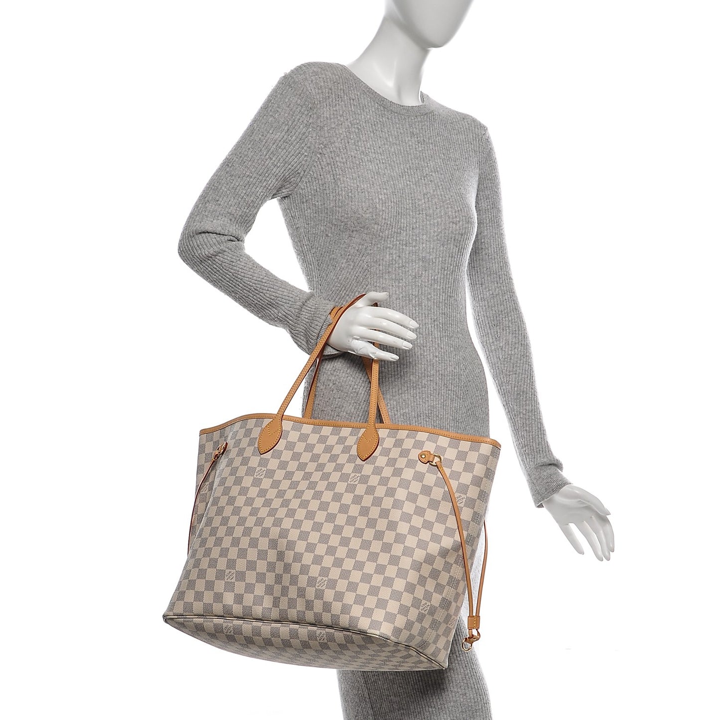 Damier Azur Neo Neverfull GM Rose Ballerine