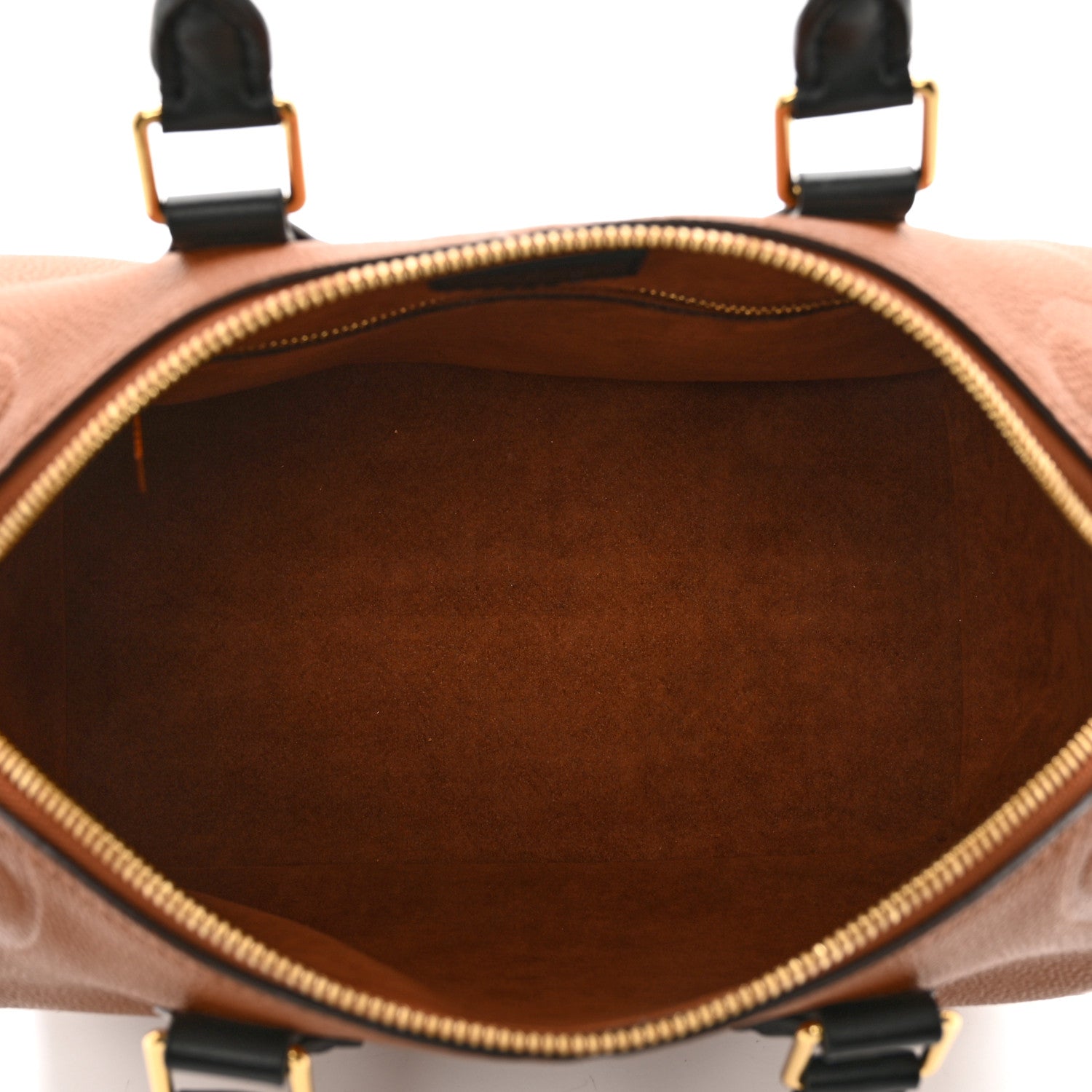 Louis Vuitton Empreinte Monogram Giant Wild At Heart Speedy Bandouliere 25 Caramel 6 of 10