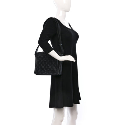 Louis Vuitton Monogram Eclipse District PM Black 2 of 8
