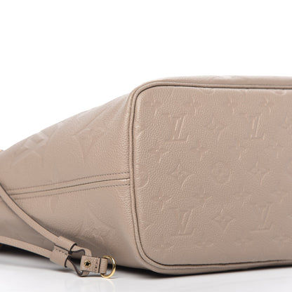 Louis Vuitton Empreinte Monogram Giant Neverfull MM Tourterelle 6 of 9