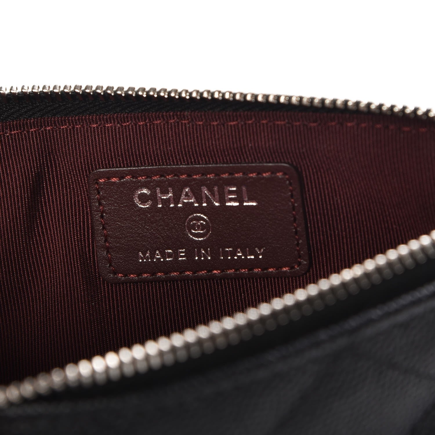 Chanel Caviar Quilted Classic Flat Wallet Pouch Black 6 of 8