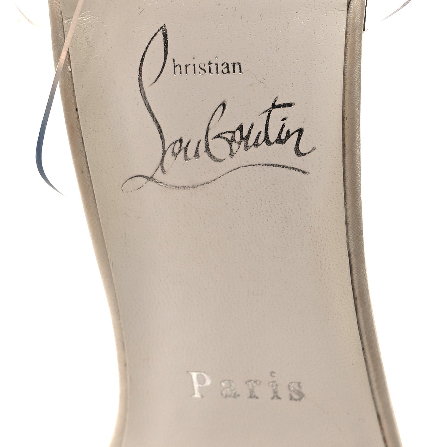 Crystal PVC Astrinodo 100 Sandals 38 Ivory