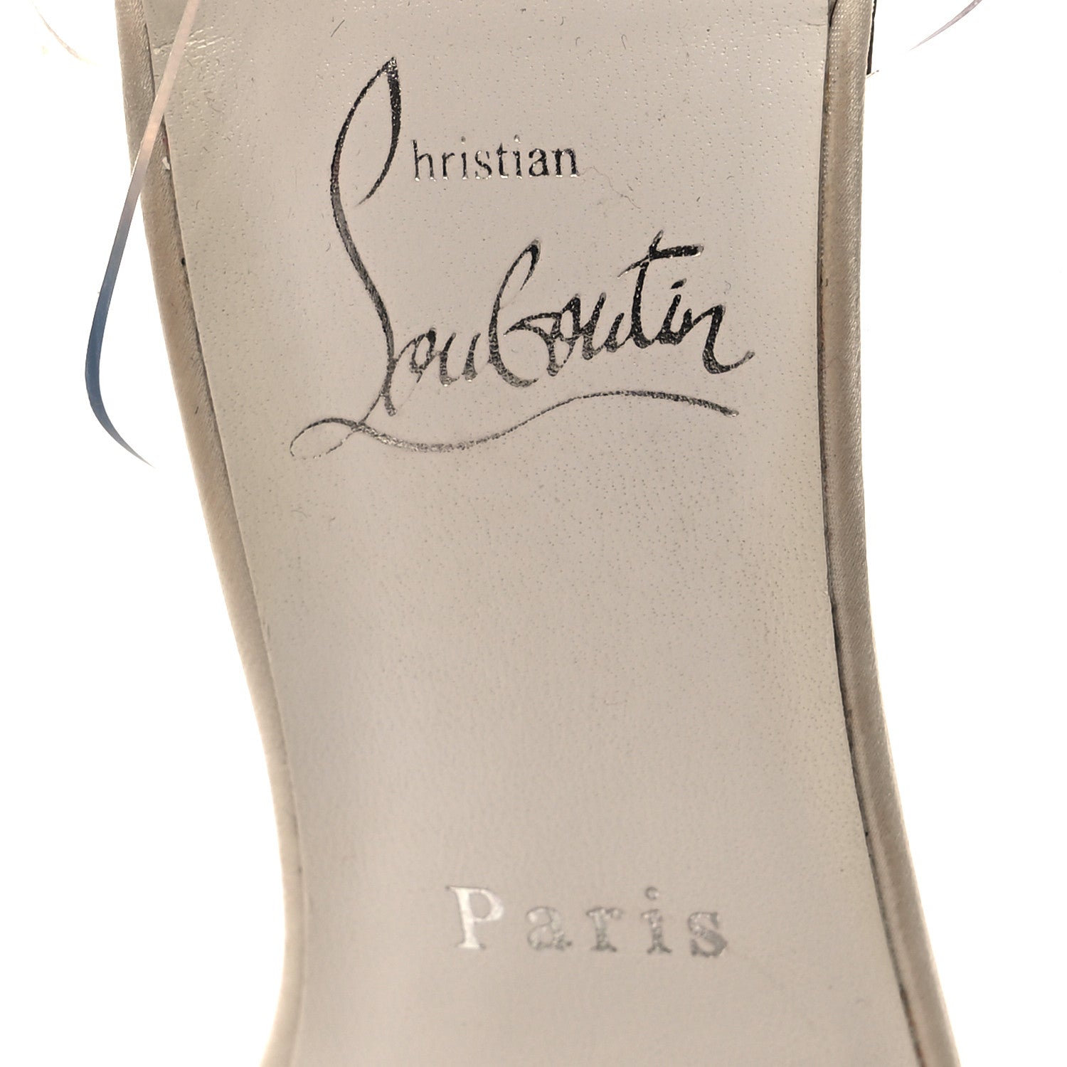 Christian Louboutin Crystal PVC Astrinodo 100 Sandals 38 Ivory 7 of 10