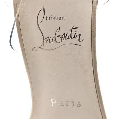 Christian Louboutin Crystal PVC Astrinodo 100 Sandals 38 Ivory 7 of 10