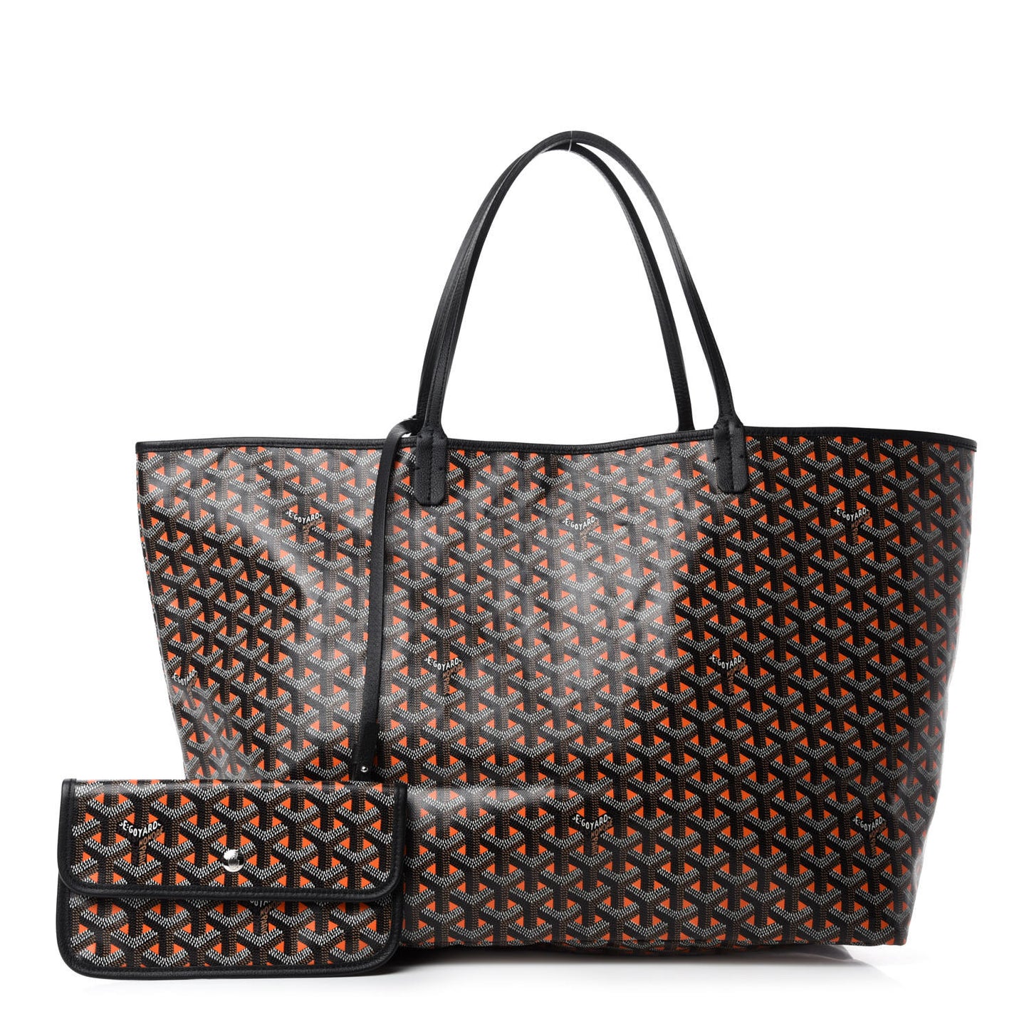 Goyardine Saint Louis Claire Voie GM Black Orange