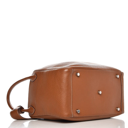 Hermes Taurillon Clemence Lindy 30 Gold 4 of 8