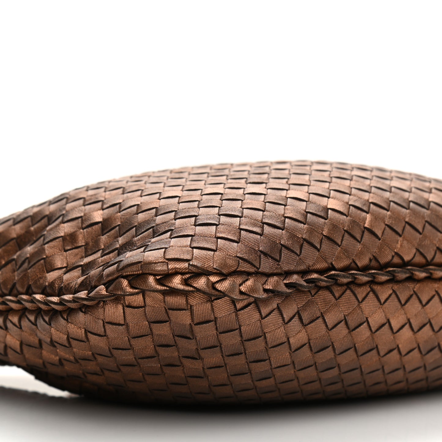 Metallic Nappa Intrecciato Veneta Hobo