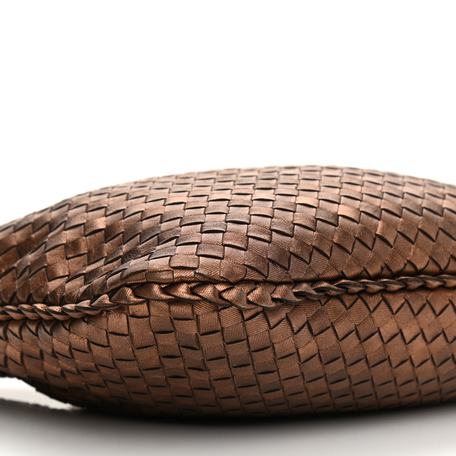 Bottega Veneta Metallic Nappa Intrecciato Veneta Hobo 9 of 10