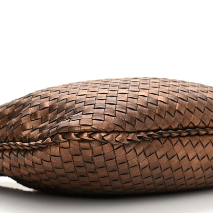Bottega Veneta Metallic Nappa Intrecciato Veneta Hobo 9 of 10