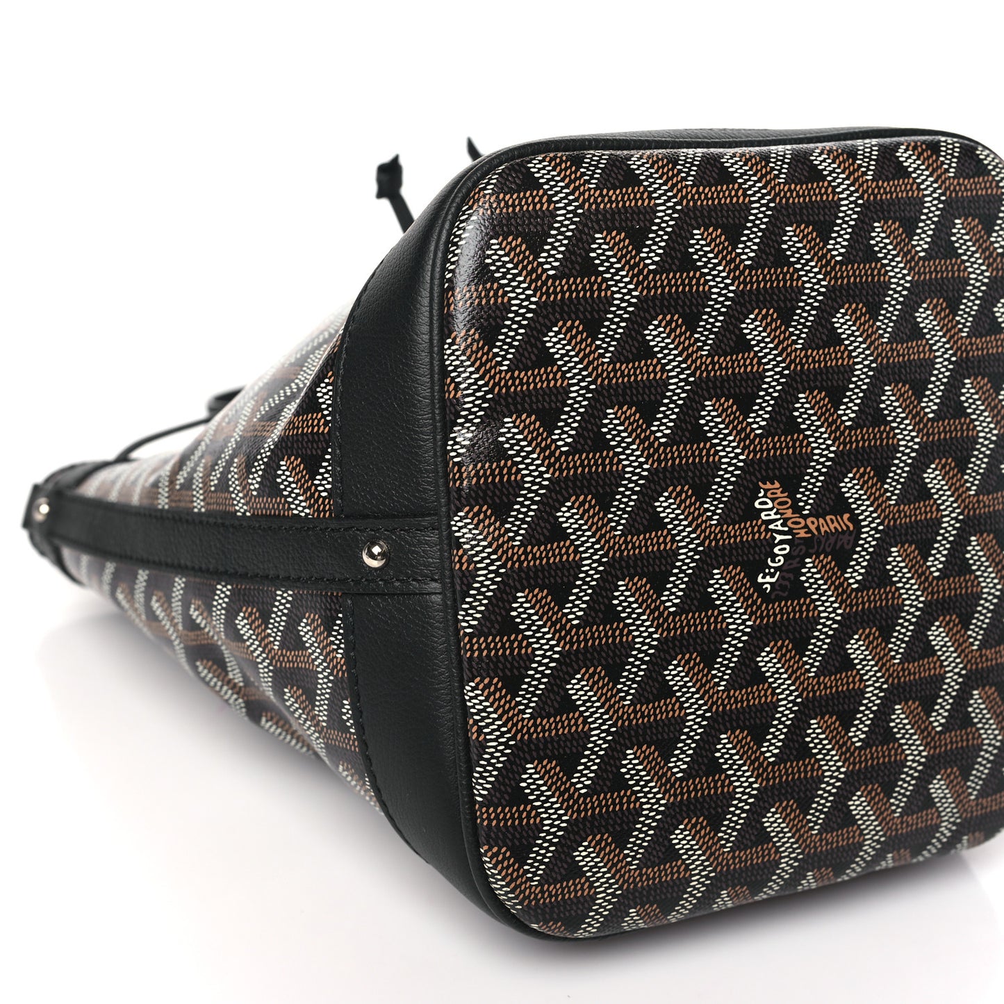 Goyardine Petit Flot Bucket Bag PM Black