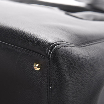 Chanel Calfskin Cerf Executive Shopper Tote Black 9 of 13