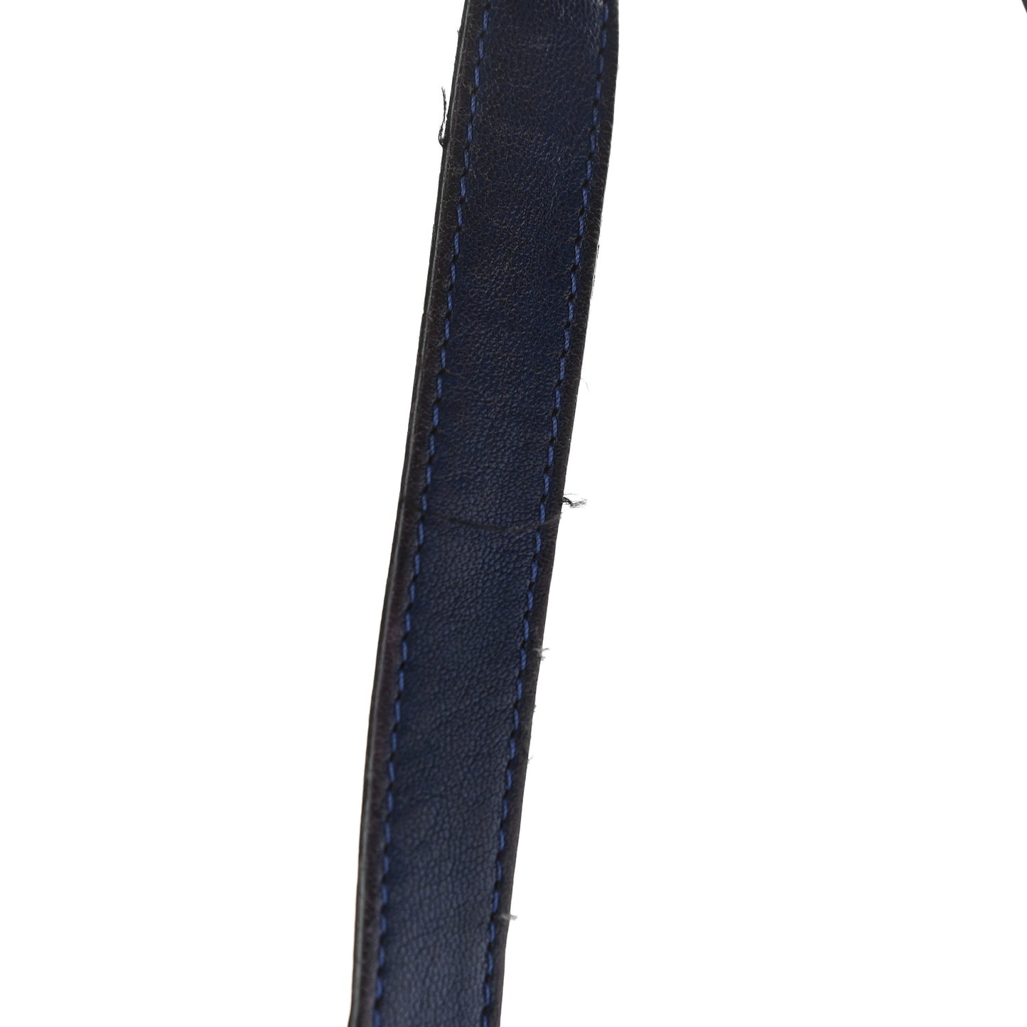Lambskin Fringe Medium PS1 Satchel Cobalt Blue