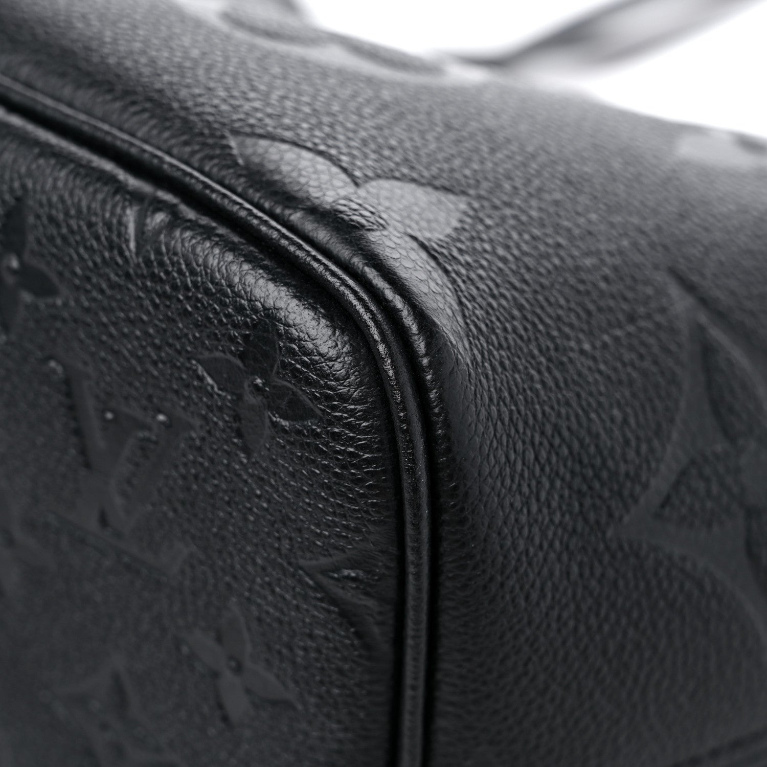 Louis Vuitton Empreinte Monogram Giant Neverfull MM Black 8 of 10