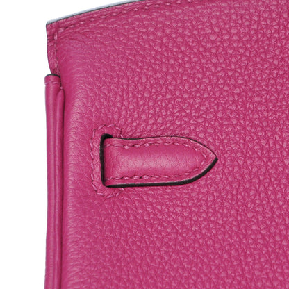 Hermes Togo Birkin 25 Rose Pourpre 17 of 35