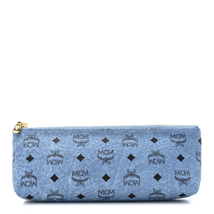 MCM Visetos Pencil Pouch Blue 1 of 8