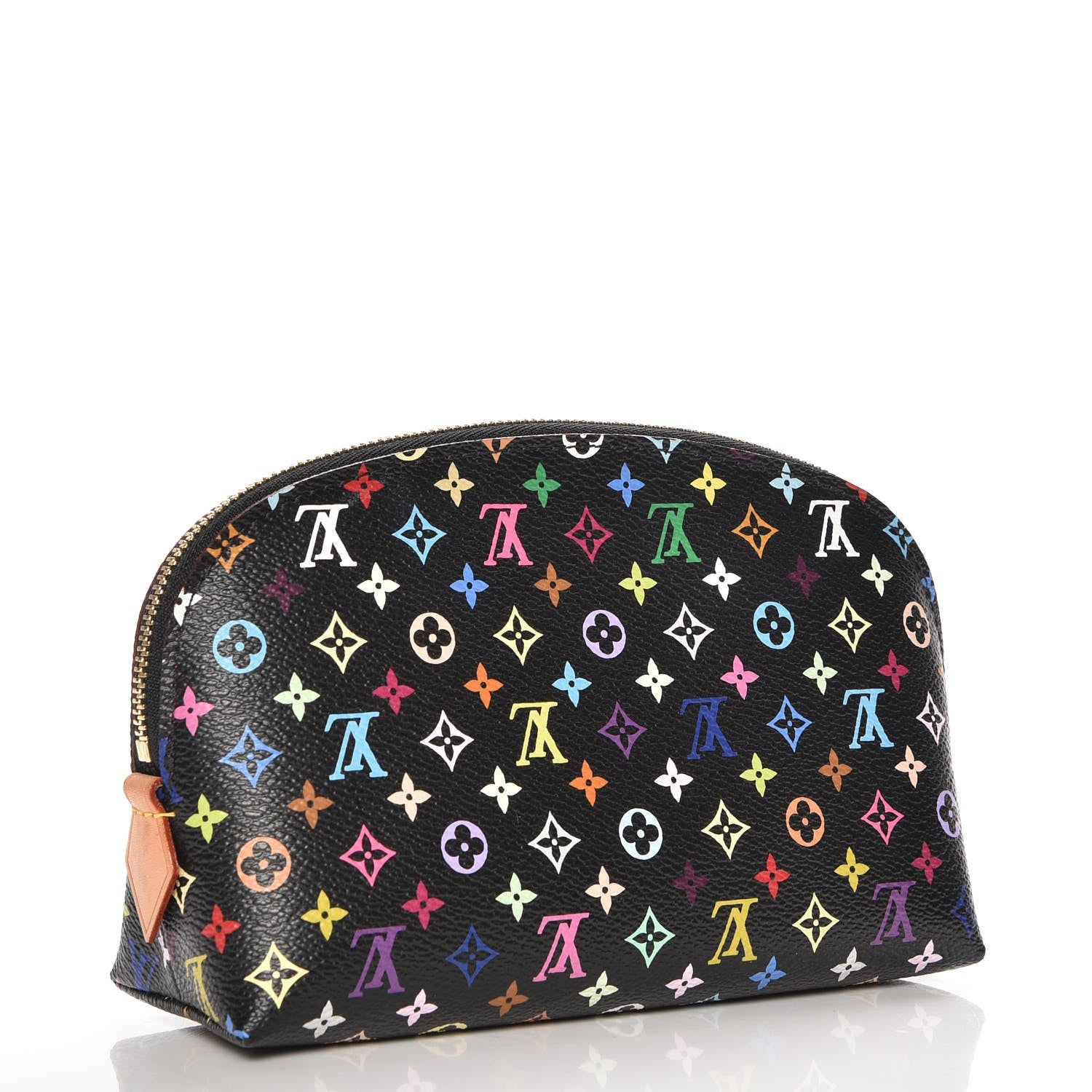Louis Vuitton Monogram Multicolor Cosmetic Pouch Black Grenade 3 of 6