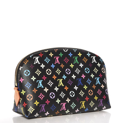 Louis Vuitton Monogram Multicolor Cosmetic Pouch Black Grenade 3 of 6
