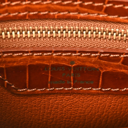 Louis Vuitton Crocodile Lockit PM Brown 6 of 9