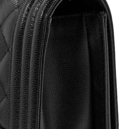 Chanel Caviar Quilted Small Boy Flap Black 14 of 14