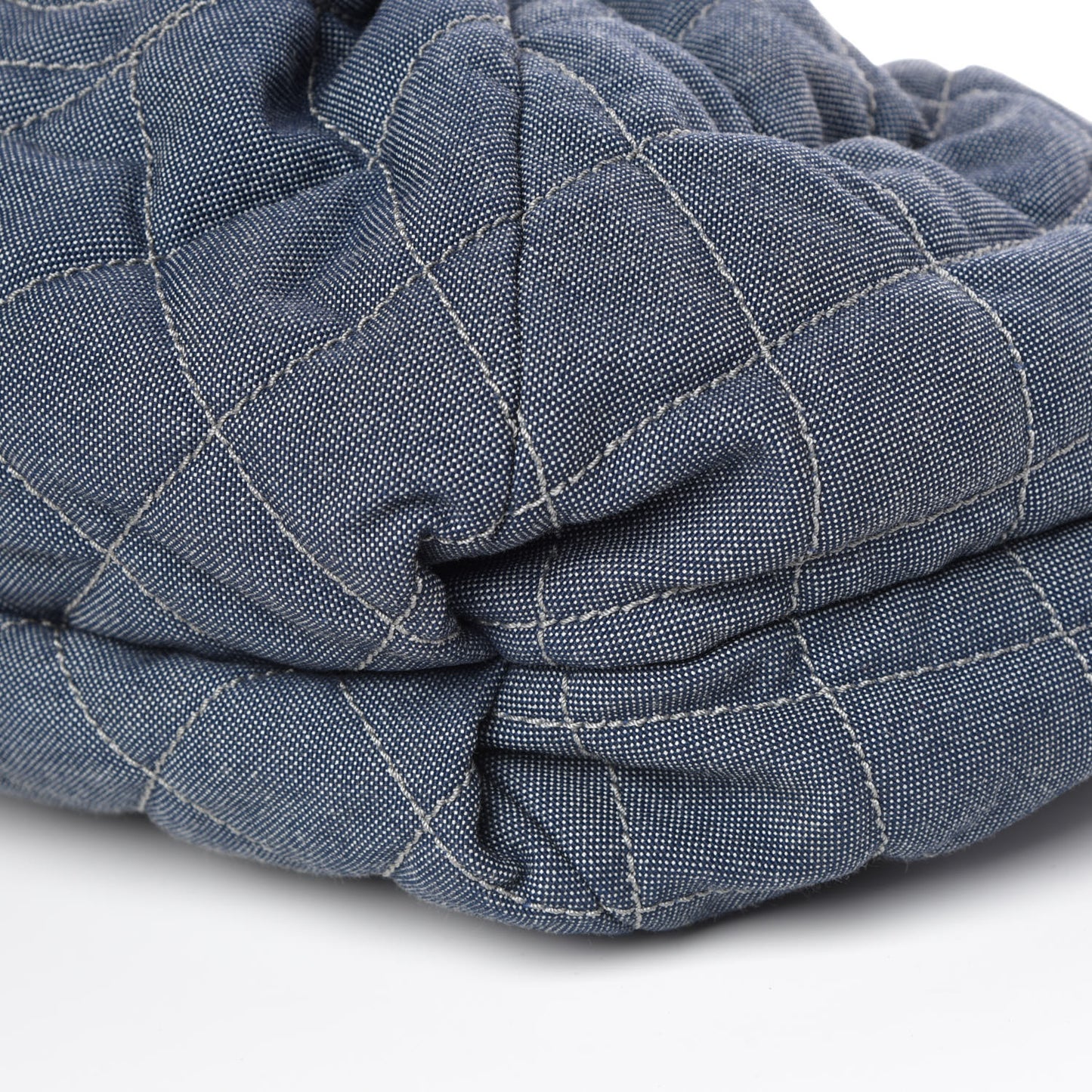 Denim Quilted Large Stretch Spirit Cabas Blue