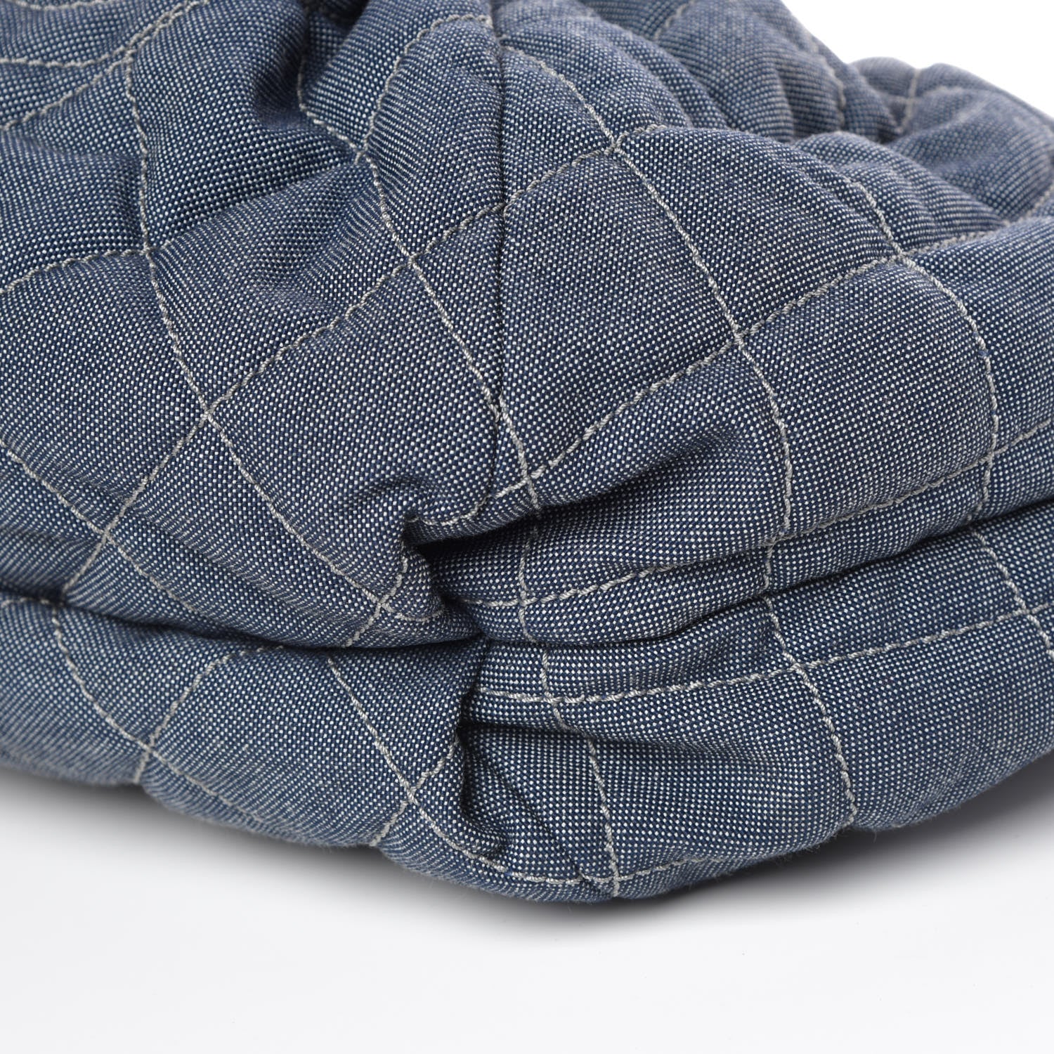 Chanel Denim Quilted Large Stretch Spirit Cabas Blue 6 of 9