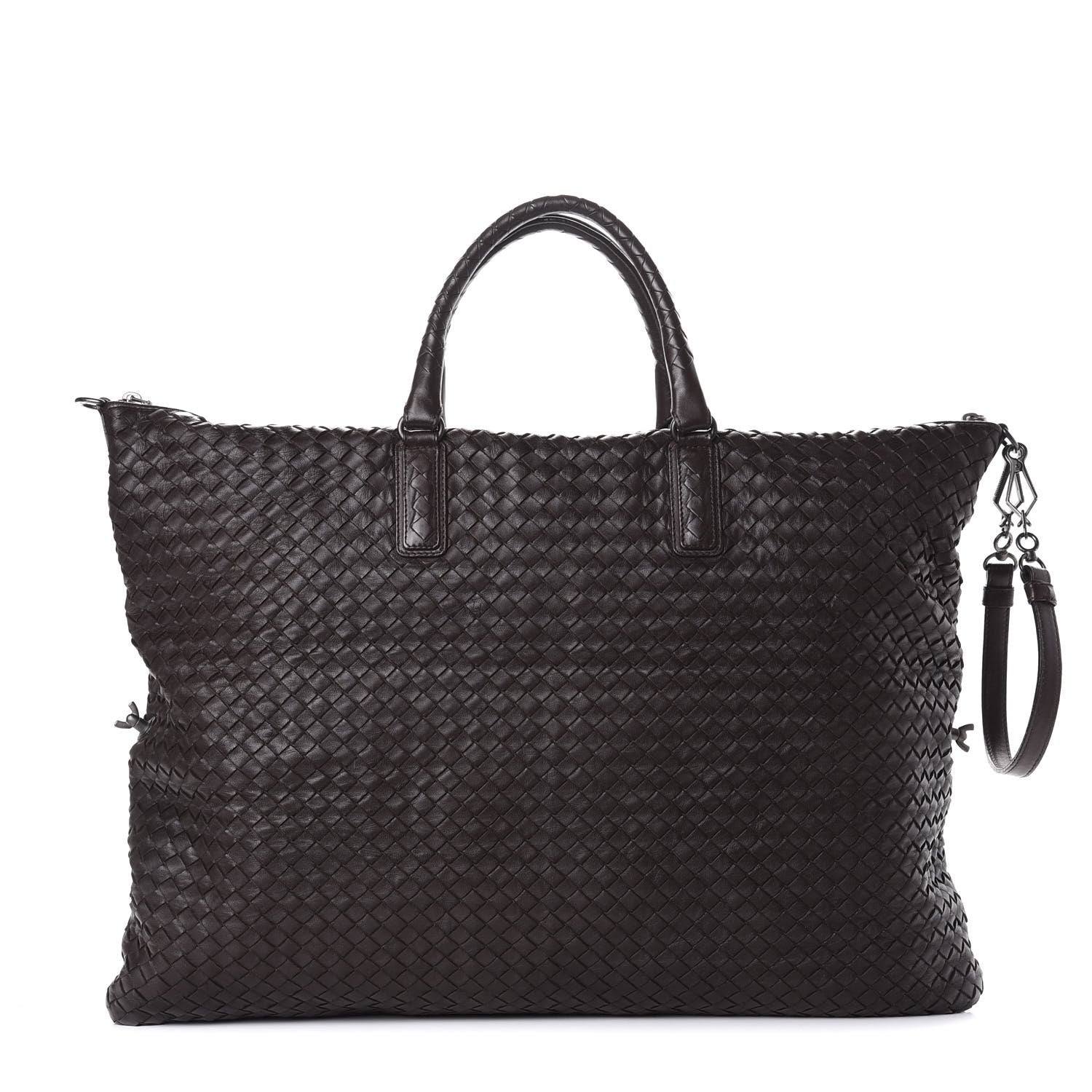 Bottega Veneta Nappa Intrecciato Maxi Convertible Tote Ebano 1 of 11