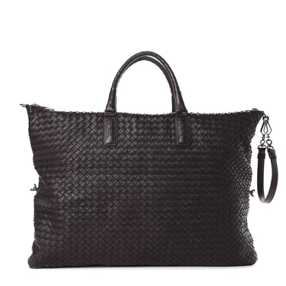 Bottega Veneta Nappa Intrecciato Maxi Convertible Tote Ebano 1 of 11