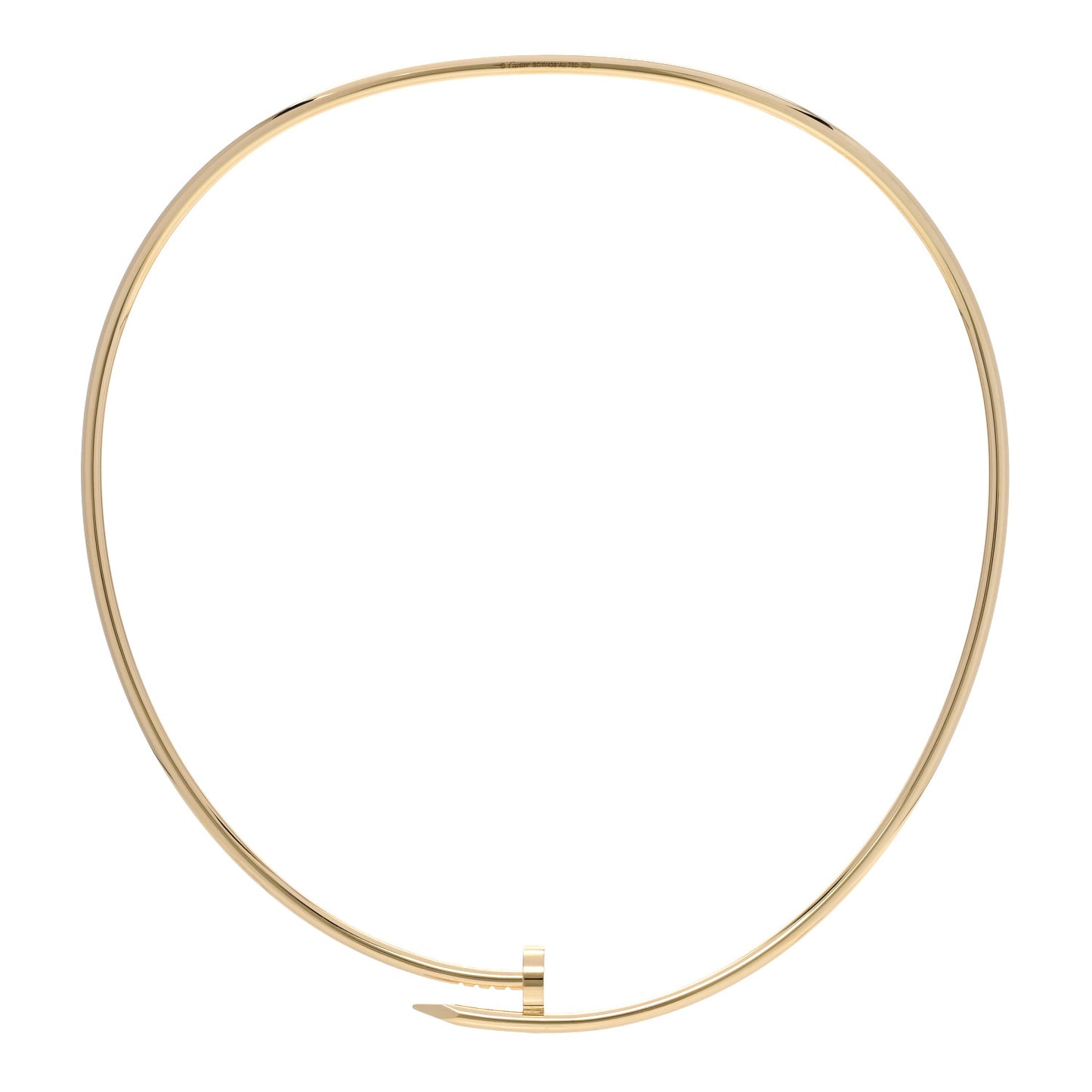 18K Yellow Gold 3mm Juste Un Clou Necklace