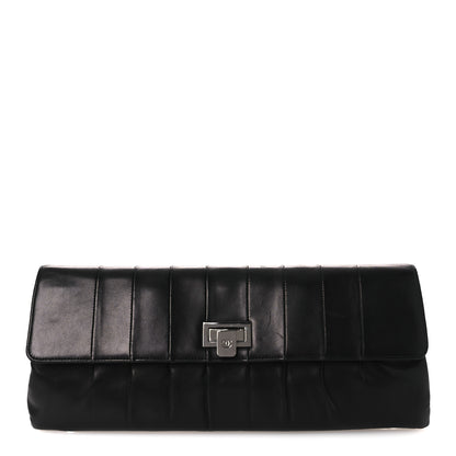 Chanel Lambskin Vertical Quilted Clutch Black 1 of 11