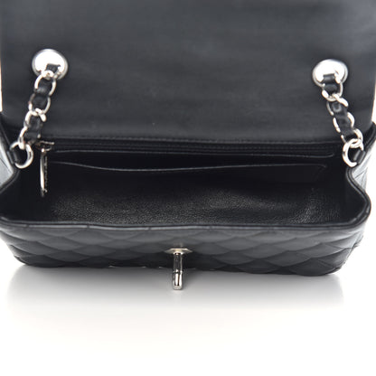 Chanel Lambskin Quilted Mini Rectangular Flap Black 5 of 13