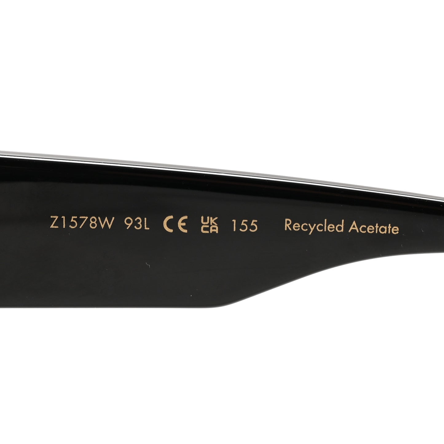 Acetate Swarovski Crystal Cyclone Sunglasses Z1578W Black
