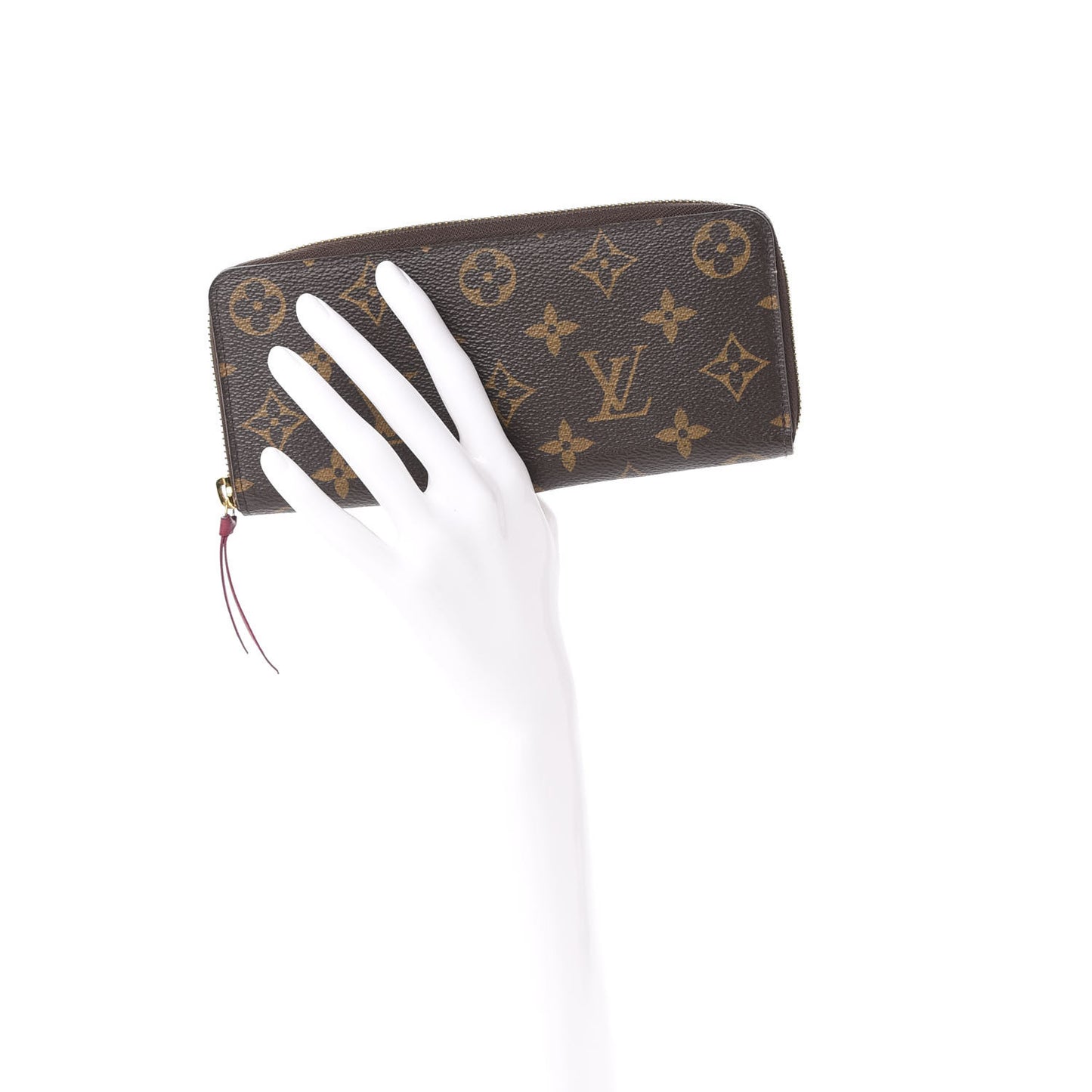 Monogram Clemence Wallet Fuchsia