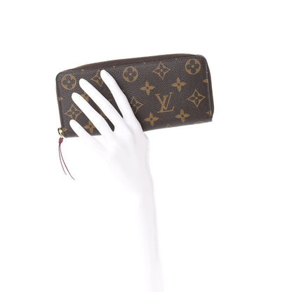 Louis Vuitton Monogram Clemence Wallet Fuchsia 2 of 13