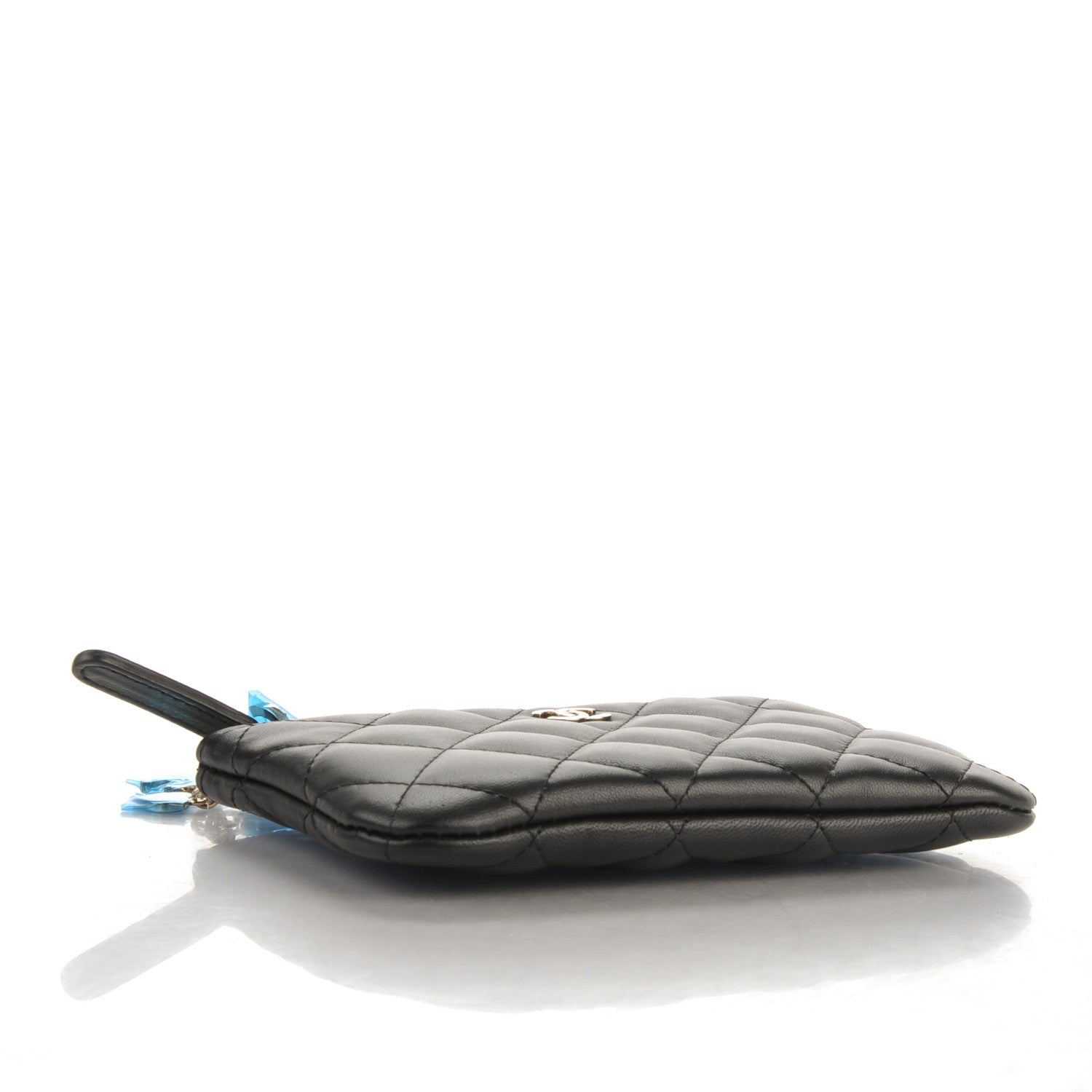 Chanel Lambskin Quilted Casino Coin Purse Black 4 of 8