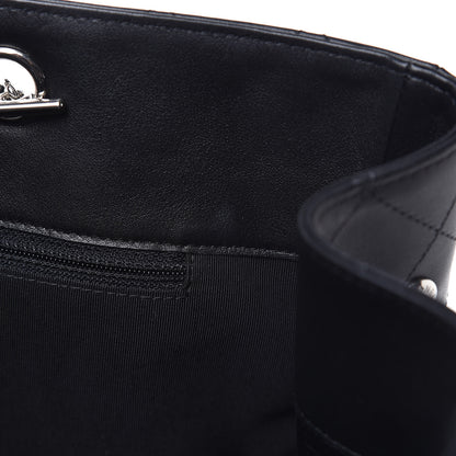 Chanel Calfskin Quilted Large CC Shopping Tote Black 8 of 8
