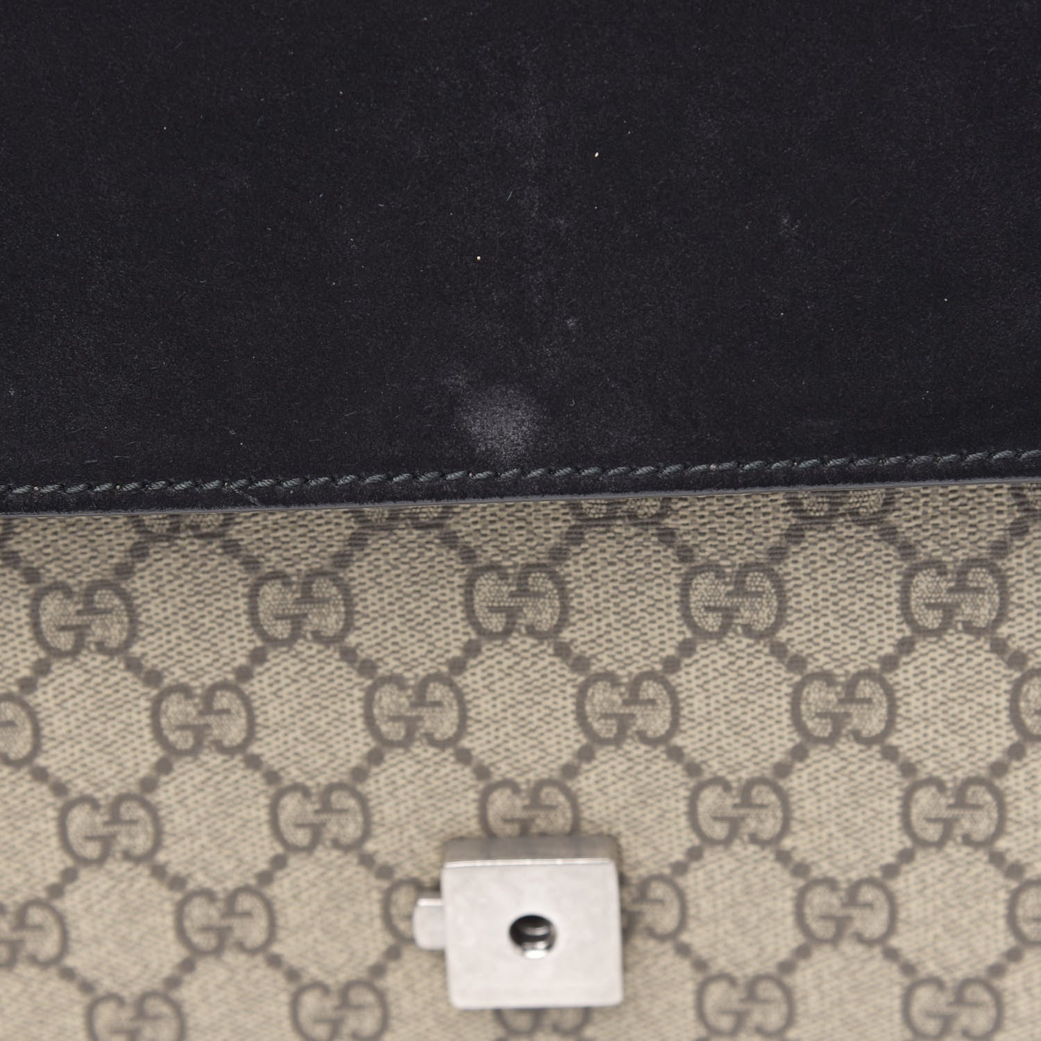 Gucci GG Supreme Monogram Medium Dionysus Shoulder Bag Black 11 of 12