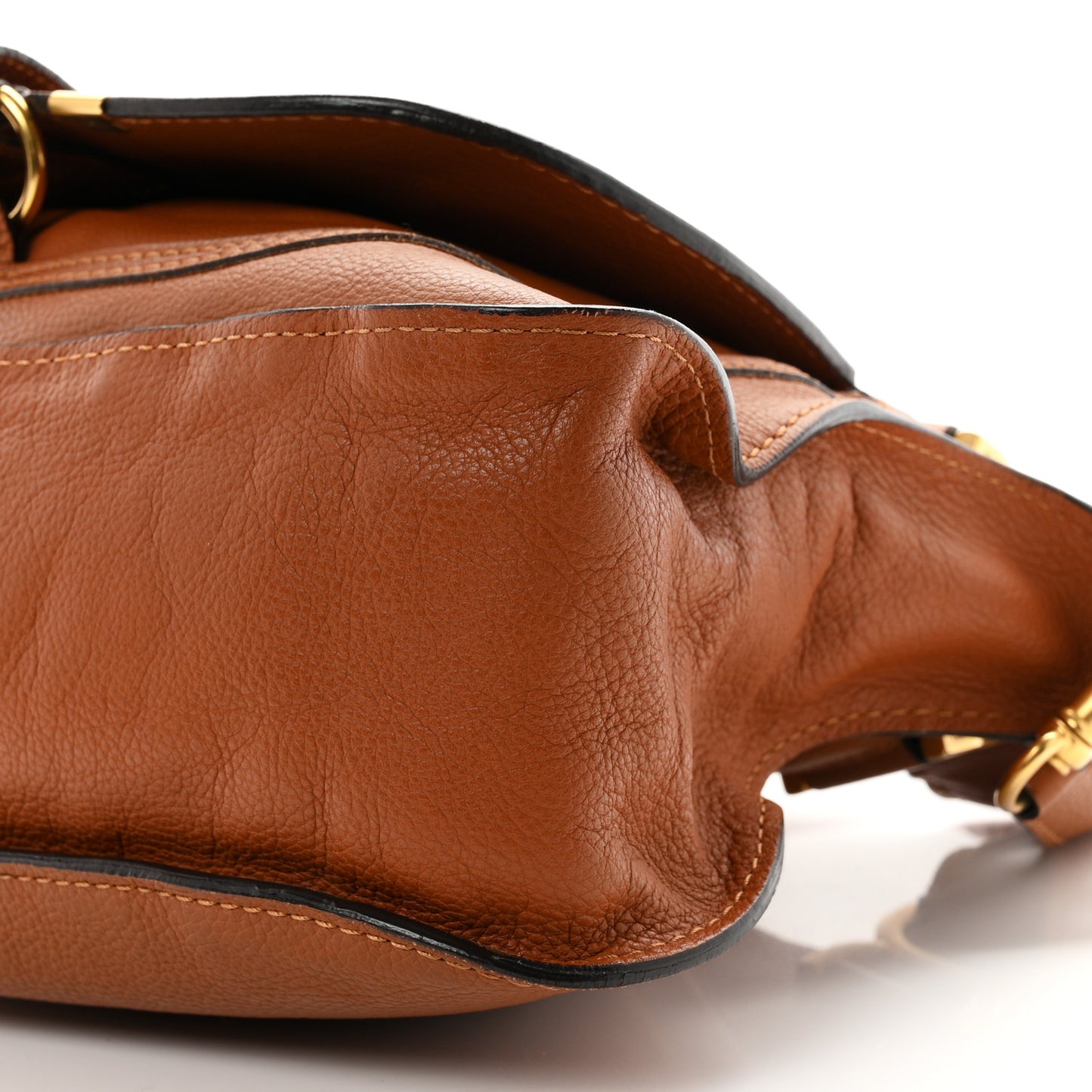 Calfskin Medium Marcie Satchel Tan