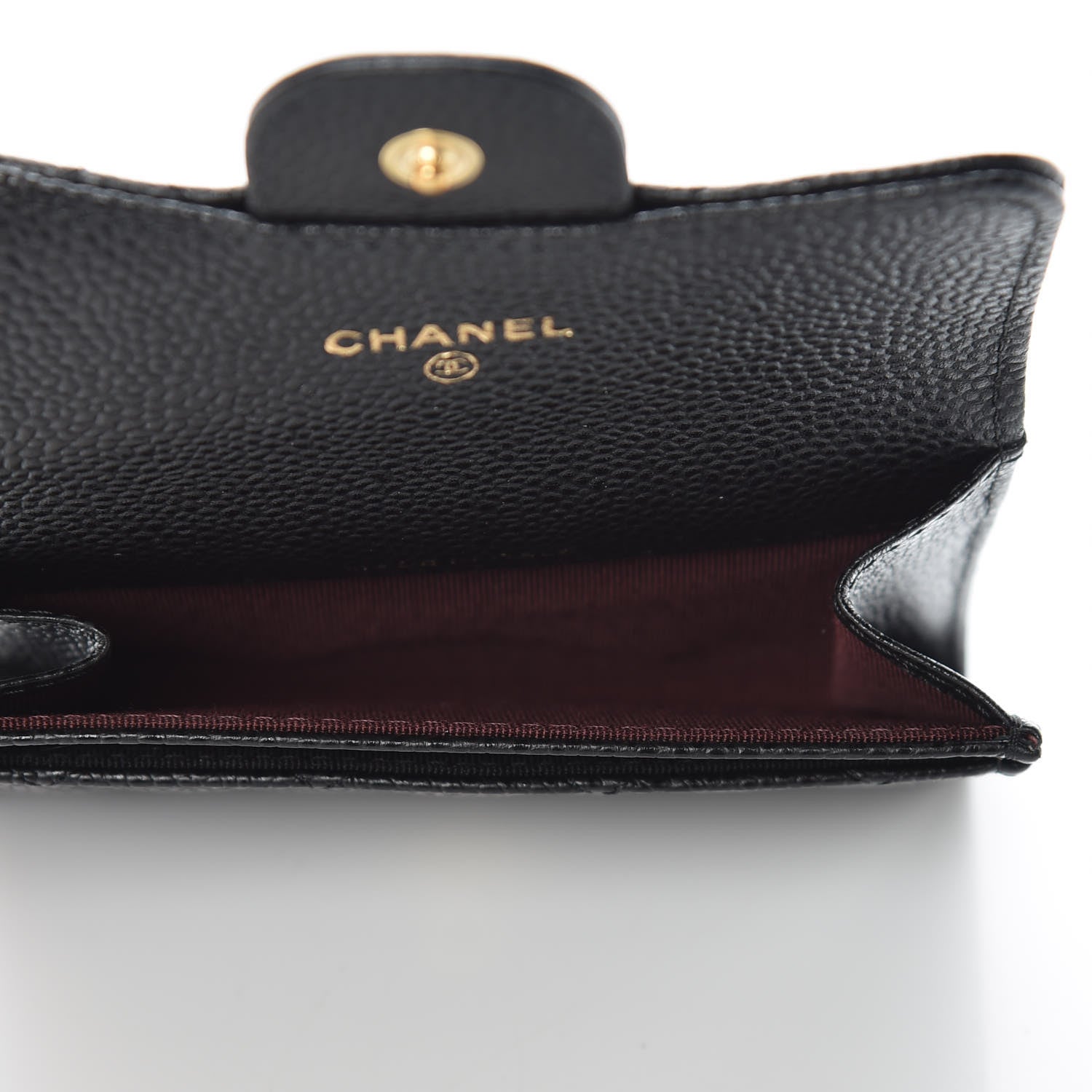 Chanel Caviar Quilted Flap Card Holder Black 5 of 9