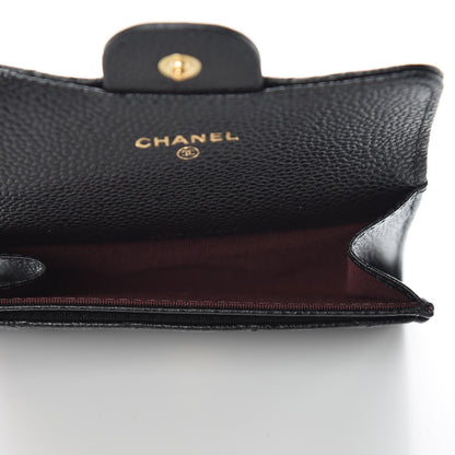 Chanel Caviar Quilted Flap Card Holder Black 5 of 9