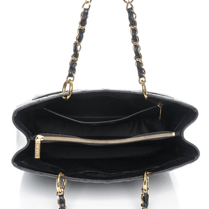Chanel Caviar Quilted Grand Shopping Tote GST Black 5 of 7