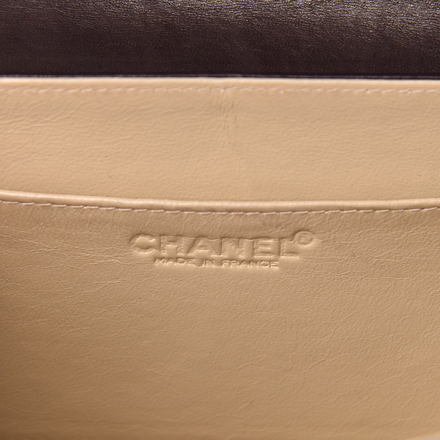 Chanel Lambskin Vertical Quilt Small Accordion Flap Brown 5 of 13
