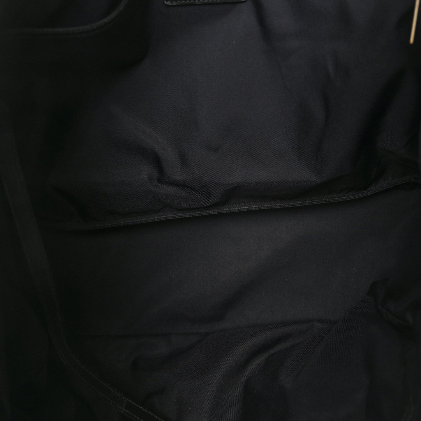Nylon Medium Travel Tote Black