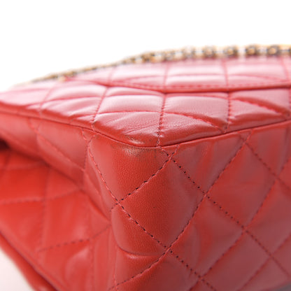 Chanel Lambskin Quilted 2.55 Reissue 226 Flap Red 14 of 17