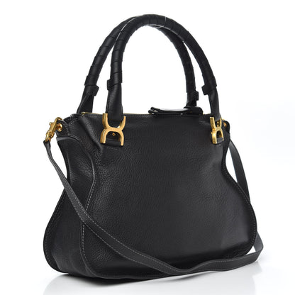 Chloe Calfskin Medium Marcie Satchel Black 3 of 10