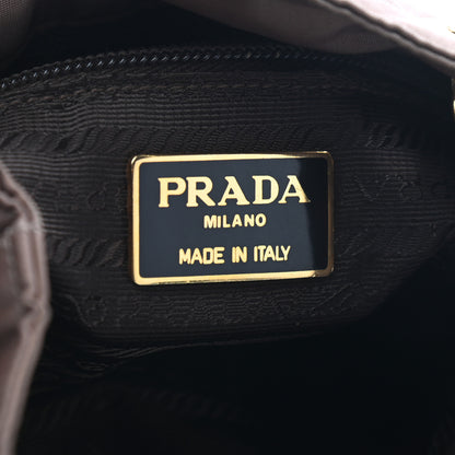 Prada Tessuto Nylon Chain Shoulder Bag Brown 15 of 23