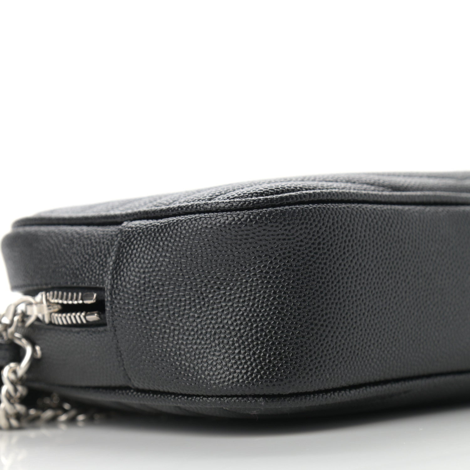 Saint Laurent Grain De Poudre Matelasse Monogram Mini Lou Camera Bag Asphalt 7 of 10