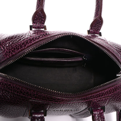 Givenchy Glazed Pebbled Calfskin Mini Lucrezia Aubergine 5 of 10