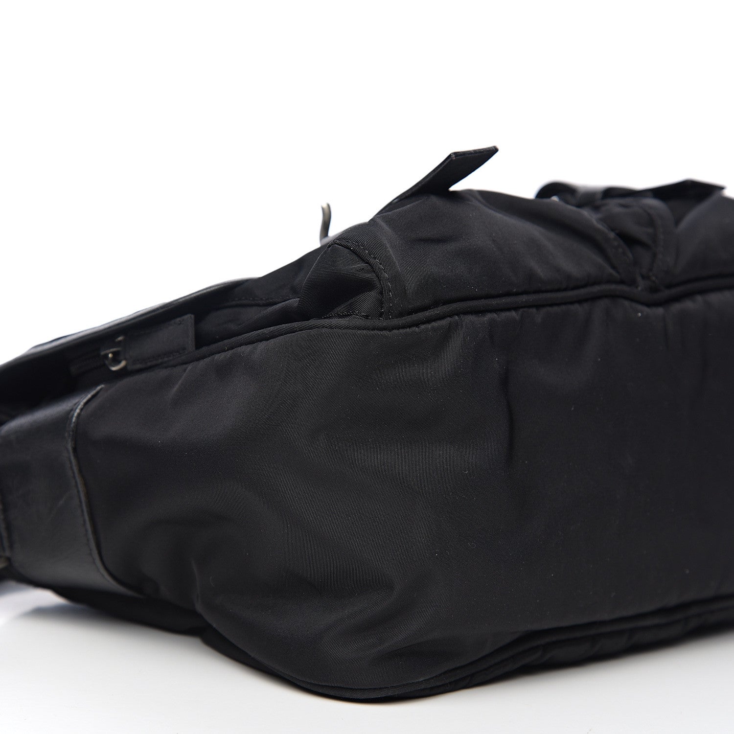 Prada Nylon Vela Messenger Bag Black 7 of 8