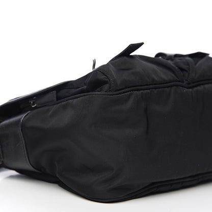 Prada Nylon Vela Messenger Bag Black 7 of 8