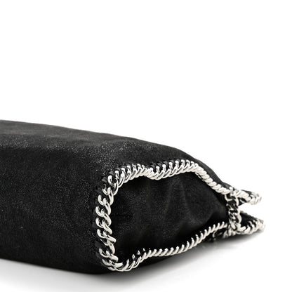 Stella McCartney Shaggy Deer Small Falabella Fold Over Tote Black 9 of 9